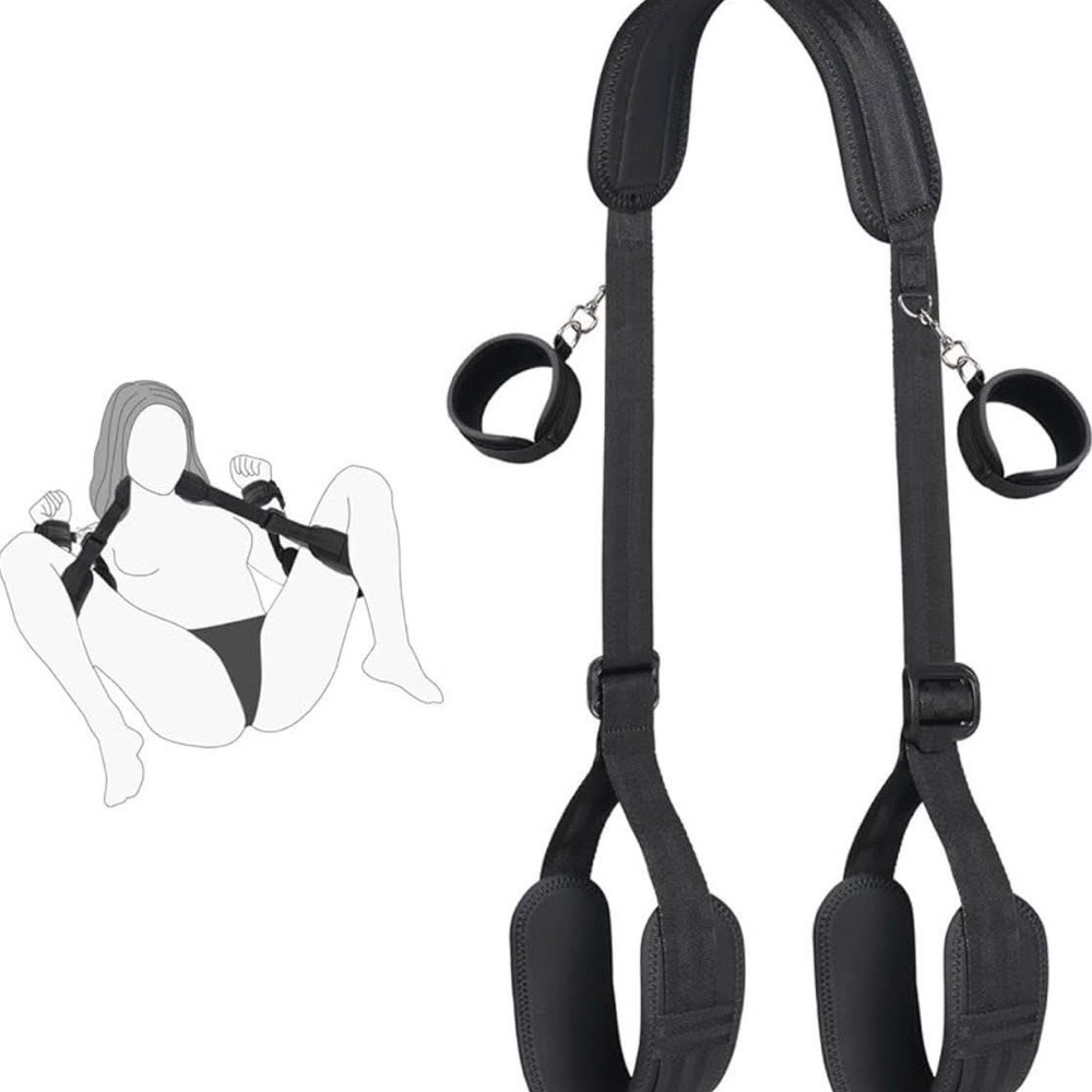 BDSM Bed Restraint Kit Adjustable Straps & Cuffs New